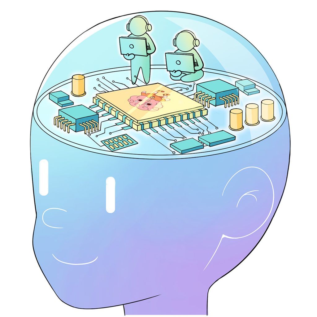 The brain is like a control centre